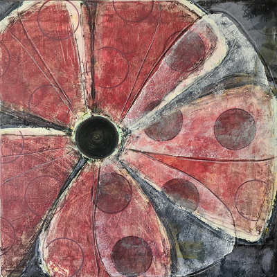 Flower Series 1: 1. Poppy 50x50cm