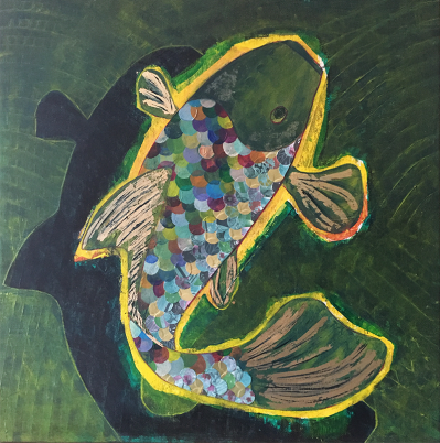 Flower Series 3: 6. Lotus 50x50cm